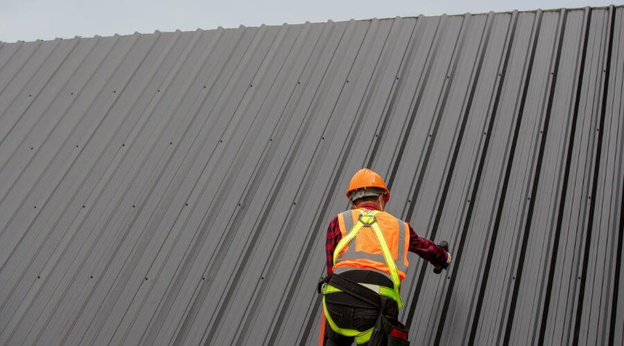 Professional metal roof installation services in Larslan, MT